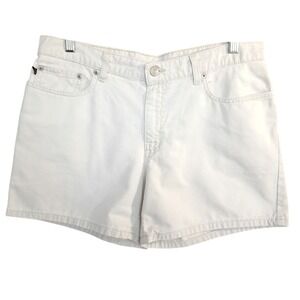 Polo Jeans Co‎ Women's Size 8 Ivory Shorts 100% Cotton